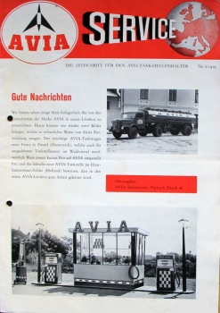 "Avia Service" Avia-Gasstation Magazine 1959 (2181)